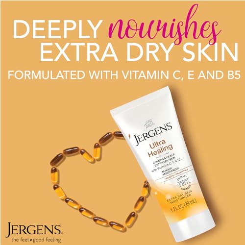 Jergens Ultra Healing Dry Skin Moisturizer, Travel Size…