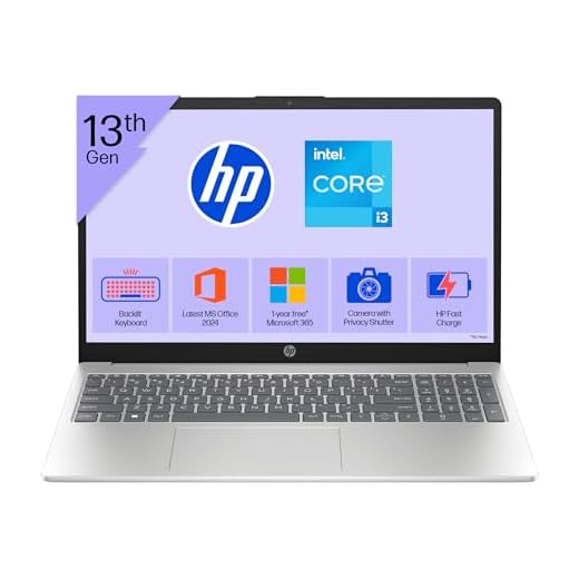 HP 15, 13th Gen i3, 8GB RAM, 512GB SSD, Win 11 FHD Laptop