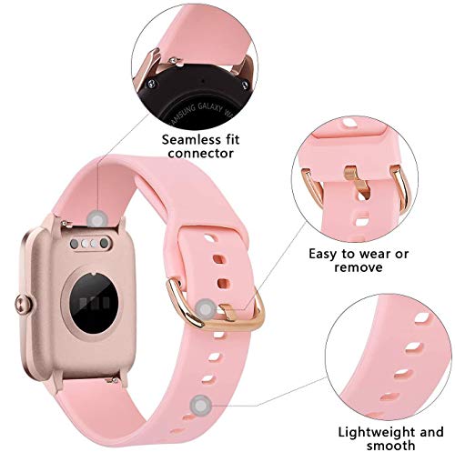 Correas de silicona compatibles con reloj inteligente ID205L/SW021 miniatura 6