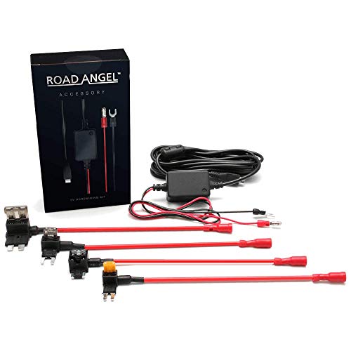 Aura HD1 / HD2 5V Dash Cam Hard Wiring Kit by Road Angel, For All Micro USB Dash Cam's, Parking Mode, Power Protection and Easy Installation, 3.5M Cable