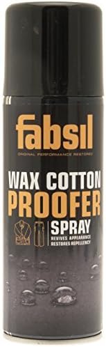 Fabsil Wax Cotton Proofer Spray - Black, 200 ml by Fabsil