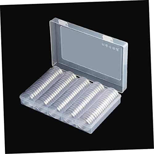 Set caja organizadora para monedas transparente miniatura 6