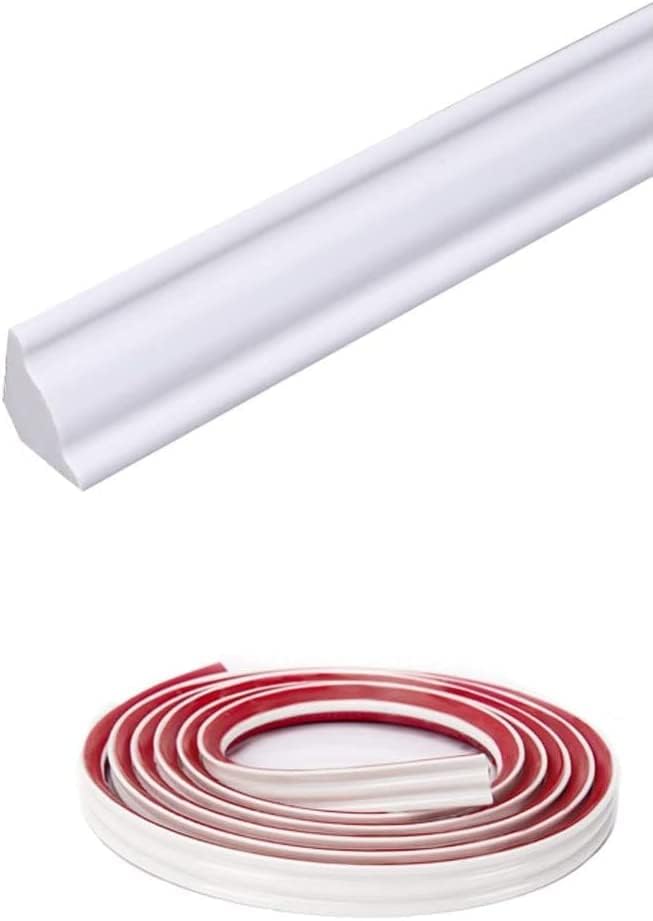 4.9Meters PVC quadrant Trim Moulding Trim Self AdhesiveHome Wall