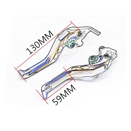Levier d'embrayage de moto CFMOTO 450MT réglable CNC noir - 4