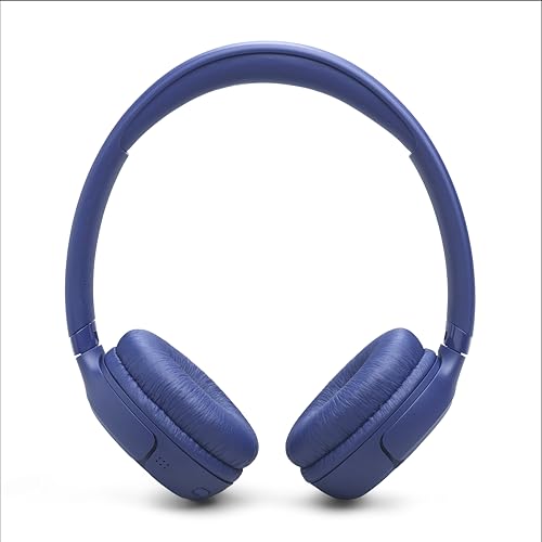Image of JBL Tune 530BT - Wireless on-Ear Bluetooth 6.0 Headphones with Powerful JBL Pure Bass Sound, 2 beamforming mics for Perfect Calls, Up to 76 Hours of Battery Life & Multi-Point Connection (Blue)