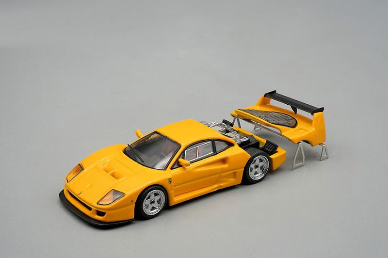 Techno Model 1/64 Ferrari F40 LM Press Version 1996 Yellow