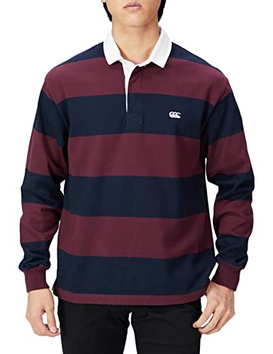 Tシャツ 4INCH STRIPE RUGBY JERSEY 4インチストライプラグビージャージ RA42621 ユニセックス 69_マルーン L
