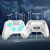 Wireless for PS5 Controller, Compatible with PS5/PS4/PC/iOS/Switch, 1000mAh Battery, Adjustable Turbo, Dual Shock Vibration, 6-Axis Motion Sensor, 3.5mm Headphone Jack for PlayStation 5 Controller - Image 9