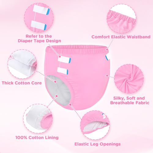 Image of Littleforbig Soft Silky Underwear Comfortable Washable Reusable Primary Comfort Cloth Adult Training Pants