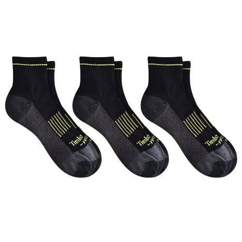 Timberland PRO mens 3-pack Quarter Socks2