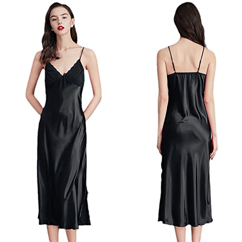 Pyjama sling robe pour femme chemise longue et vêtements de nuit sexy