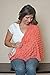 Brooke's Treehouse Infinity Scarf Nursing Cover (Coral Ruffle)
