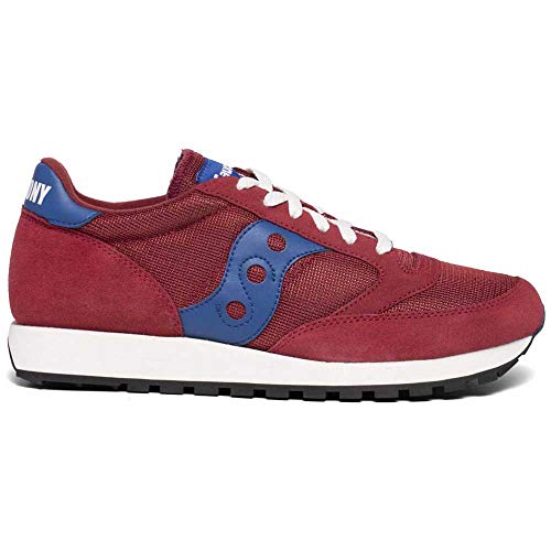 Saucony Jazz Original Vintage baskets homme en textile bordeaux et beige