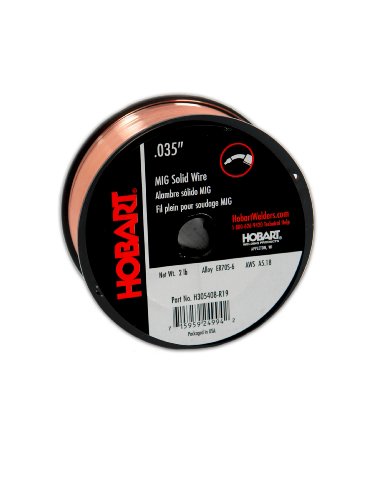 Image of Hobart H305408-R19 2-Pound ER70S-6 Carbon-Steel Solid Welding Wire, 0.035-Inch