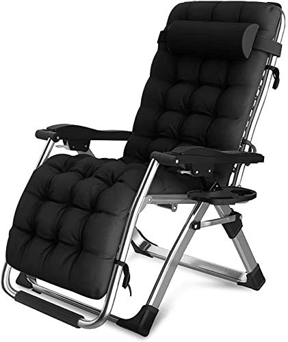 Chaise pliante inclinable de camping et jardin structure robuste de 200kg
