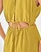 BTFBM Women Halter Summer Dresses 2025 Sleeveless Cutout Backless Sundress Slit Boho Casual Maxi Wedding Beach Dress(Yellow, Small)