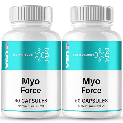 MyoForce Prime Capsules, Advanced Myo Force Prime Supplement Pills - Maximum Strength, All Natural Performance, Stamina & Energy Support, MyoForce Overall Wellness Formula Reviews (2 Pack)