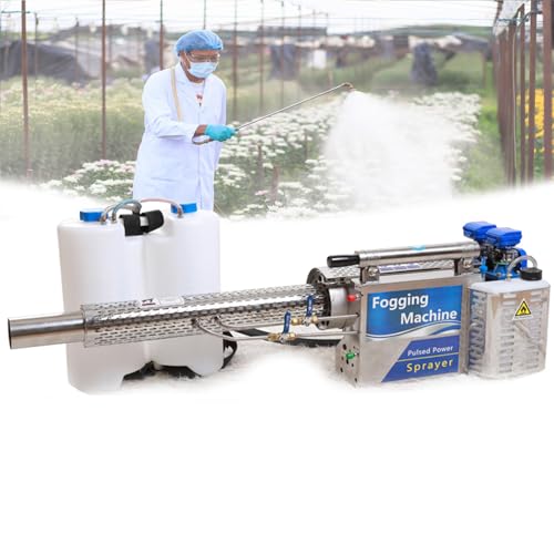 DHMYYXGS Atomiseur Aérosol électrique,Brumisateur Thermique Jet Impulsion,Brumisation Thermique Portable Brumisateur Desinfectant Machine,pour Désinfection Intérieure Et Extérieure 100