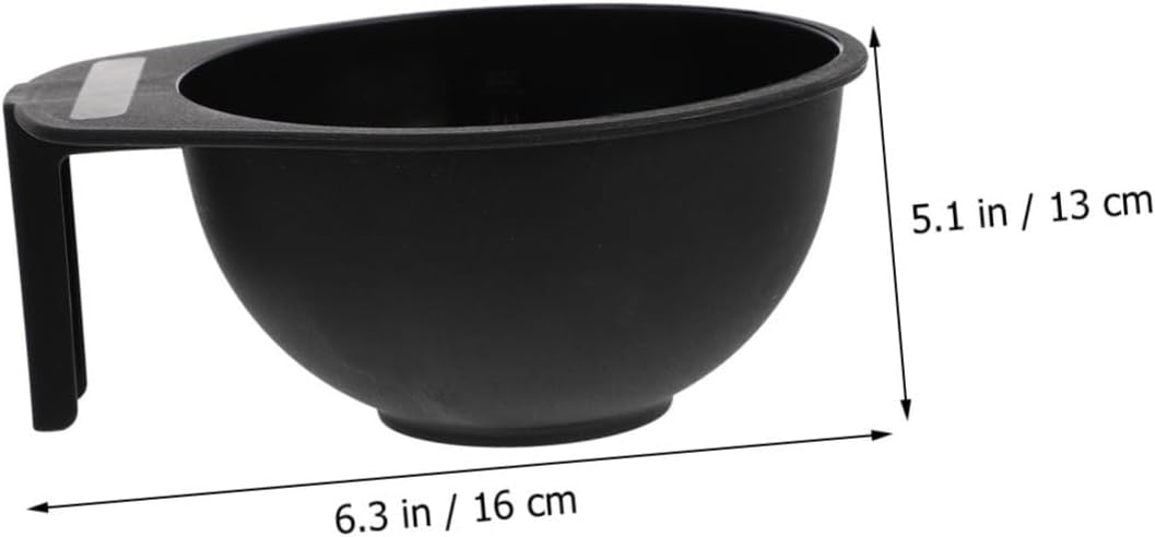 Beaupretty 4pcs Baked Oil Bowl Dye Cream Bowl Hair Dye Hair Color Tool Plastic Color Dying Plastic Tint Salon Tool for Dying