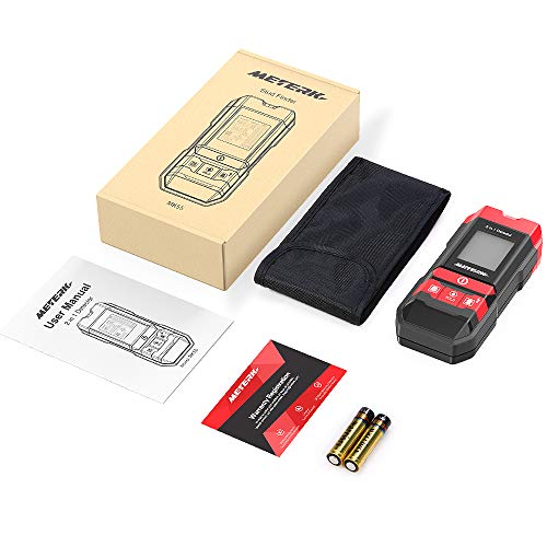 Stud Finder Sensor Meterk Wall Scanner - 5 in 1 Electronic Center Finder Multi-Functional Wall Finder Detector with LED/Sound Warning for Wood Stud/Metal/Live AC Wire/Moisture Detection - Thumbnail 6