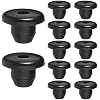 12 Pcs Hydraulic Jack Oil Plug Fit Hole of 5/16, Flat-Head Rubber Floor Accessories Replacement Parts Horizontal Bung Universal Rubber Filler Bung for Oil Reservoir Filler Hole