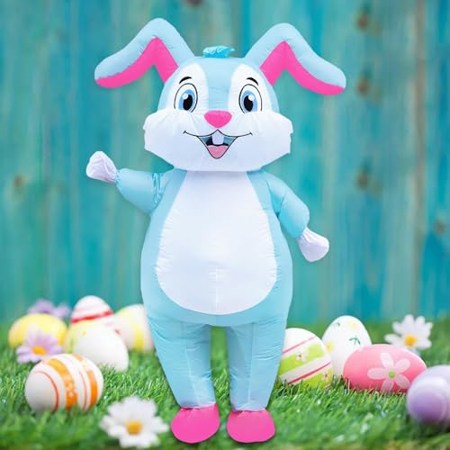Déguisement lapin de Pâques gonflable pour amuser les enfants - 6