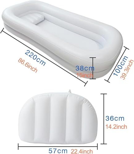 Baignoire gonflable de lit pour transformer la chambre en douche - 3