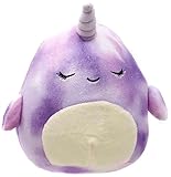 Squishmallows 8' Nabila The Narwhal with Sleepy Eyes