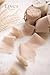 Ling's moment Chiffon Silk Ribbon,6.7Yd Nude Craft Fabric Ribbon Colors Rolls for Gift Wrapping Wedding Floral Bouquets Party Decoration,Handmade Frayed Ribbons for Baby Shower Holiday Decor