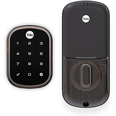 Yale Assure Lock SL mit Z-Wave, schlüsselfreier Touchscreen-Riegel, nur Schloss, ölgeriebene Bronze Cover