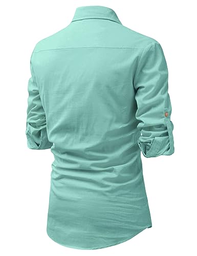 Image of Vida Loca Men Cotton Full Sleeve Casual Spread Collor Slim Fit Short Kurta for Men and Boys (Pack of 2)
