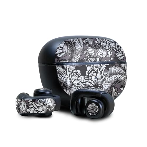 Image of Skin Compatible with Bose Ultra Open Earbuds - Angry Koi - Premium 3M Vinyl Protective Wrap Decal Cover - Easy to Apply | Crafted in The USA by MightySkins