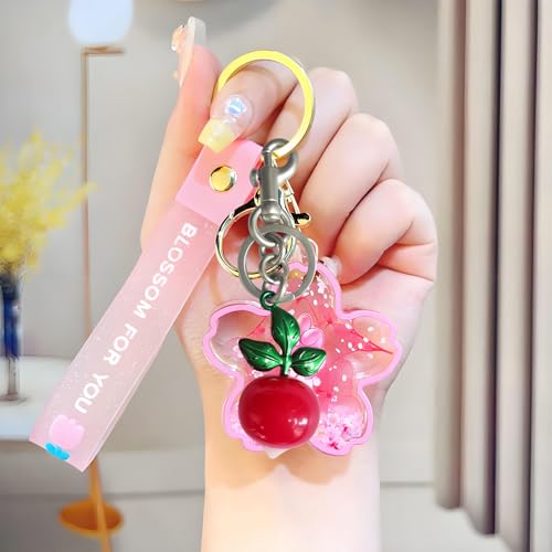 hxusin Vegetable Keychain - Cute Bag Charms for Handbags, Purse Charm Accessories, Fashion Vegetable Handbag Charms (Radish_Silver) — view 6