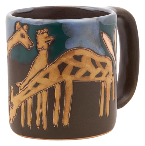 Mug de cerámica con diseño de jirafas 16 oz miniatura 5