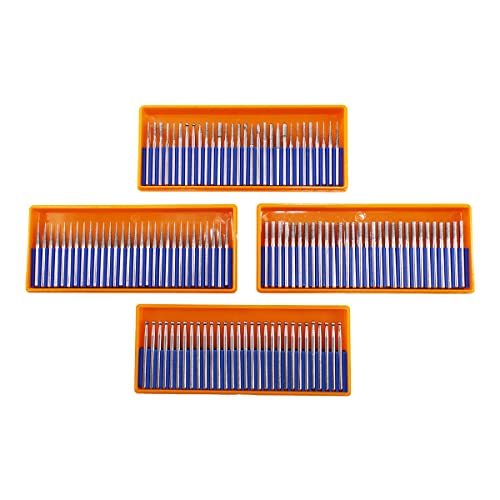 Vrket 30Pcs Diamond Grinding Burr Drill Bit Pointed Type Stone Carving Tools Diamond Dremel Bits Diamond Drill Bits Engraving Drill Bit Set Dremel Diamond Bits For Stone Wood Carving Dremel Bits #TOP4