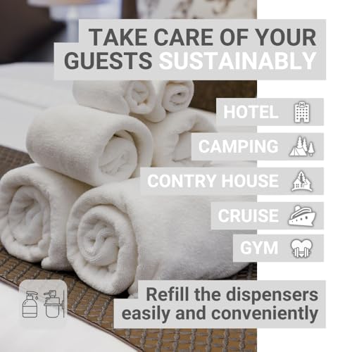 GPQ - Żel/szampon 2w1 BATH TIME | 2 Karafki 5 litrów | 91% Natural Origin | Amenities Hotel | Z odżywką, bez parabenów | Hotel, Gospodarstwo wiejskie, mieszkanie, AirBnB… | Wyprodukowano w Hiszpanii
