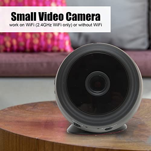 Kamera, Heimüberwachungskamera, WLAN Kamera, 1080P, Wiederaufladbar, Nacht 360 Drehung, Kleine Videokamera für das Heimbüro – Bild 3