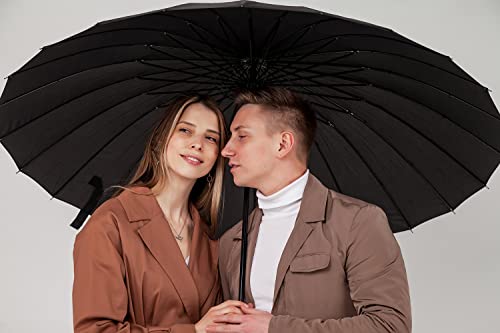 MT MALATEC Parapluie classique extérieur imperméable léger coupe-vent 24 côtes – vue 3