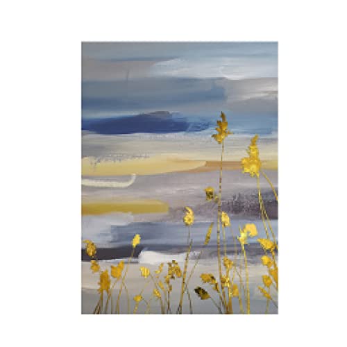 Peinture sur toile abstraite moderne de haute qualité en 60x80