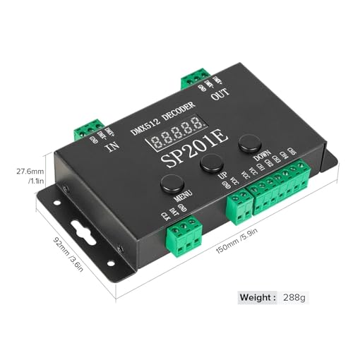 Décodeur SP201E DMX512 pour synchroniser rubans LED et pixels - 4