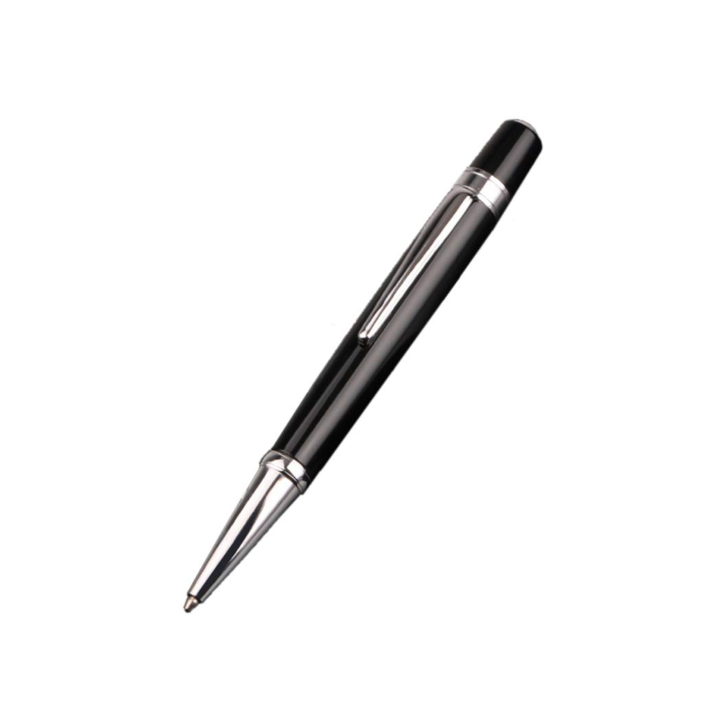 Luxury Metal Ballpoint Pen Roller 1 0mm Black Business Writing Office School Supplies Pencil Tips