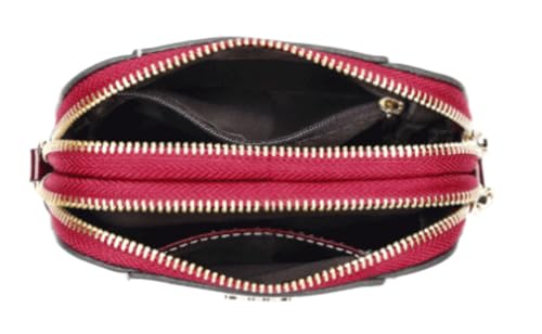 Vintage Waxed PU Crossbody Bag Vertical Rectangle Multi - Pocket Metal Detail Adjustable Strap4