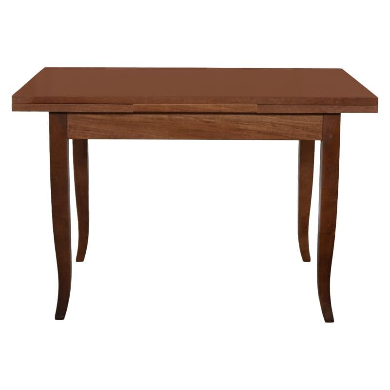 Vicentini arreda TAVOLO DA CUCINA IN LEGNO ALLUNGABILE ARTE POVERA MOD DUETTO (100X70 (180))