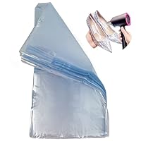 Schrumpffolienbeutel，Transparent Shrink Wrap Film Schrumpfbeutel für Schuhe Für Verpackung, Geschenke, Korb und selbstgemachte DIY-Projekte (100PCS 20 * 35cm)