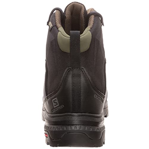 Salomon Men's Outback 500 Gtx Backpacking Boots, Ebony/Black/Grape Leaf, 10 #TOP1