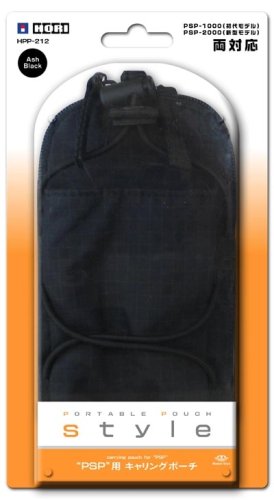 ポータブルポーチstyle アッシュブラック(PSP-1000・PSP-2000両対応)