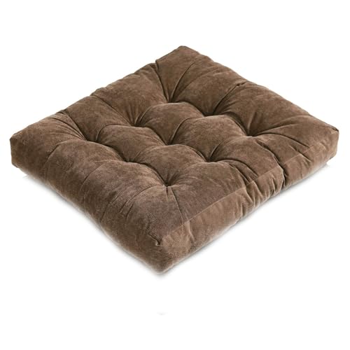Coussin de siège tatami épais 55cm grand modèle pour sol de salon et de balcon