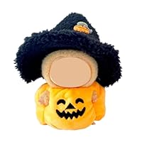 VYIBPDY Kleidung 17 cm für labubu,Halloween-Stil für 17cm Labu Plush Pullover Hoodie Bekleidung DIY Kinder Geschenke(B)