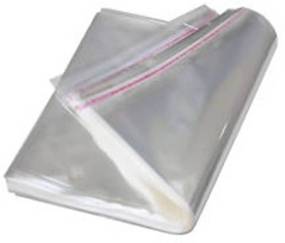 PACKING WALA Self Seal Plastic Adhesive Garment Bags, Cristal Clear polythene Pouches for Packing Saree and Other Clothes (14x18, 60) (B0D3F8VF7V) Amazon Price History, Amazon Price Tracker