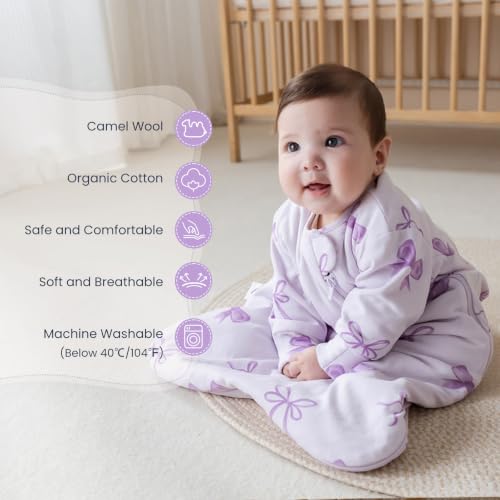 Image of kaiya baby Unisex Sleeping Bag for Babies and Toddlers 2.5 Tog Sleep Sack, Long Sleeve Sleep Sack, Wearable Blanket Baby